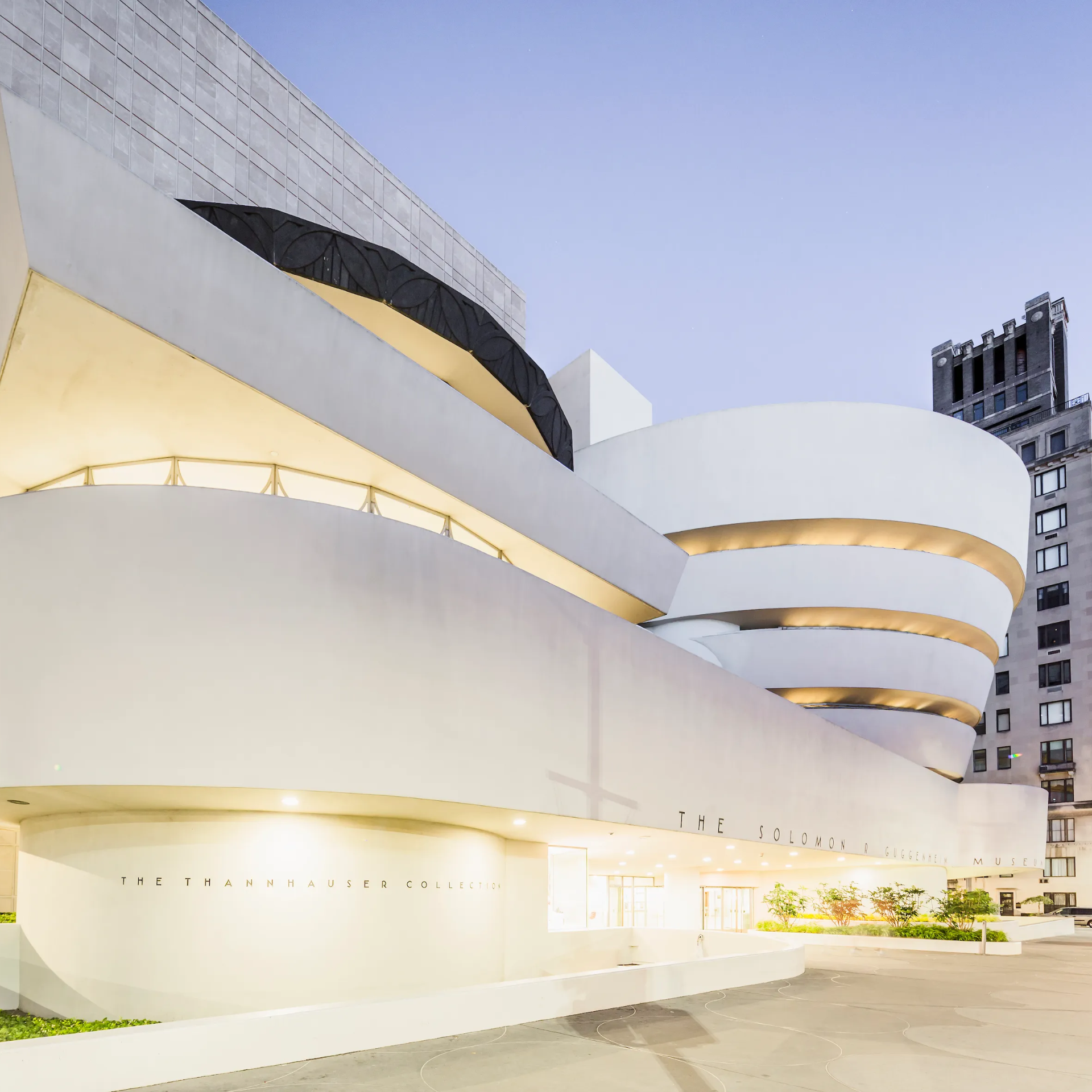 Exterior of the Solomon R. Guggenheim Museum in New York City